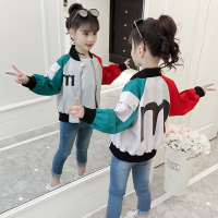 巴斯贝塔女童春秋款圆领韩版夹克2019新款棒球服150码建议身高140cm左右 110码建议身高100cm左右 白色