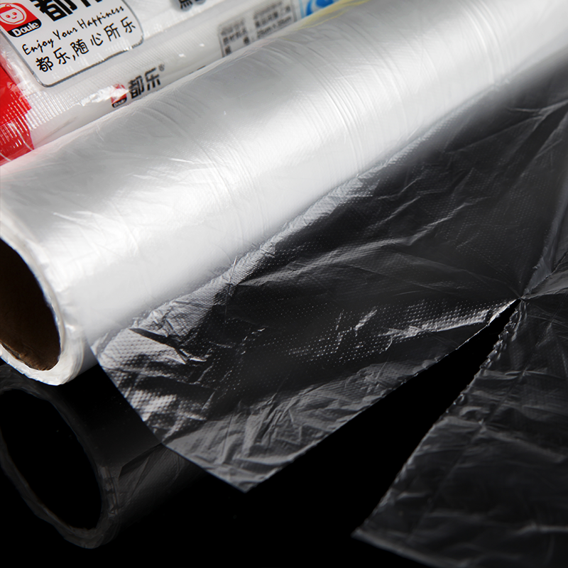 都乐doule特厚保鲜袋大号120只装l号密封塑料袋断点式手撕袋连卷食品