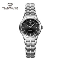[送礼推荐]天王表(TIANWANG)手表女 休闲商务钢带石英表女士手表3626