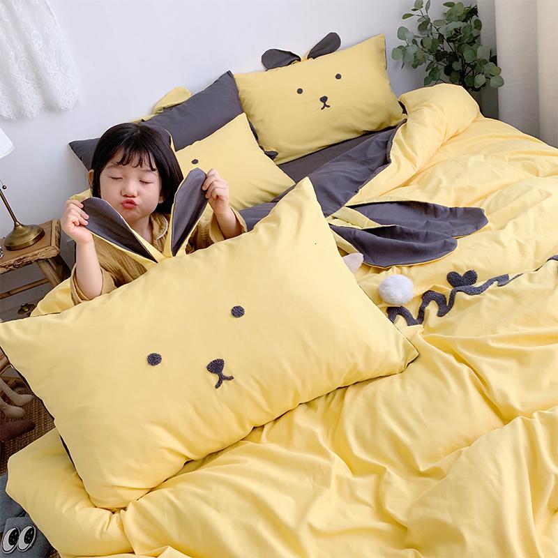 家柏饰(CORATED)款床上磨毛四件套儿童女孩单人床上用品床单被套三件套高清大图