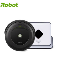 艾罗伯特(iRobot) 691+381 扫擦套餐 美国智能扫地拖地擦地机器人吸尘器清洁组合