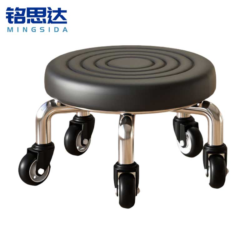 铭思达矮凳带滑轮个高清大图