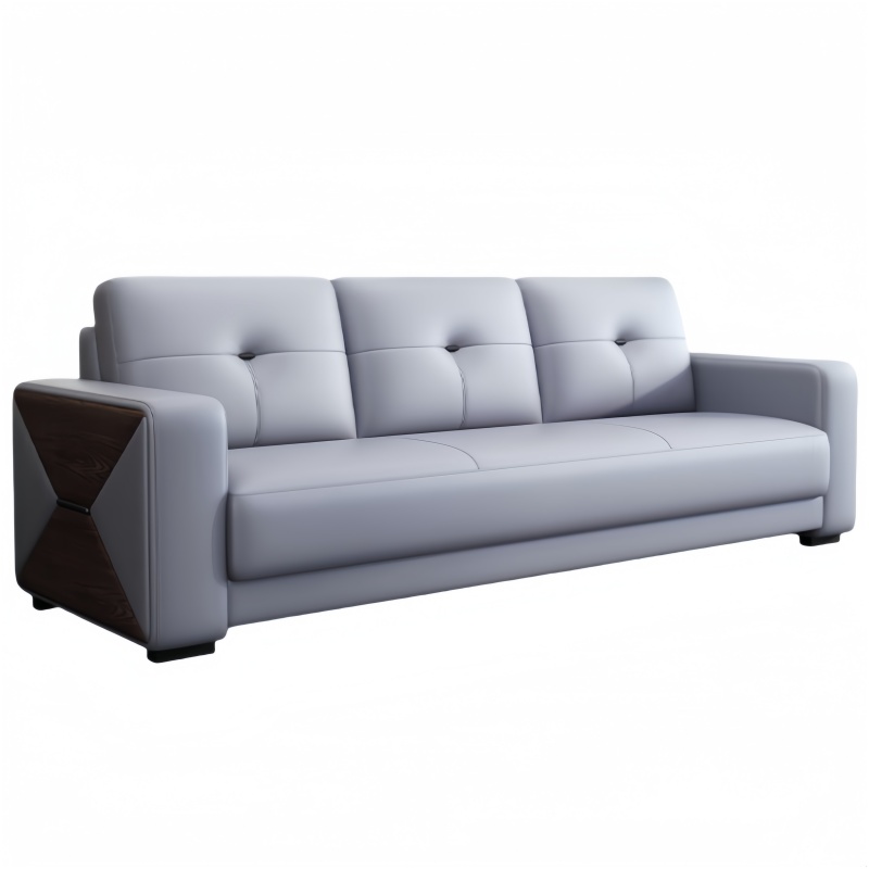 悦兴诚办公沙发200*85*92cm张高清大图