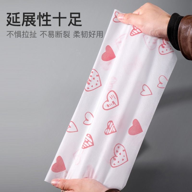 [补贴10%]一次性无纺布围裙餐饮专用成人家庭火锅用餐吃饭围兜防水防油罩衣高清大图