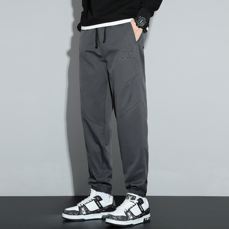 冬季厚款男士束脚裤新款运动大码宽松百搭哈伦青年休闲裤低价好货