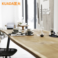 匡大会议桌钢架3.0*1.0米现代实木会议桌 KD11046