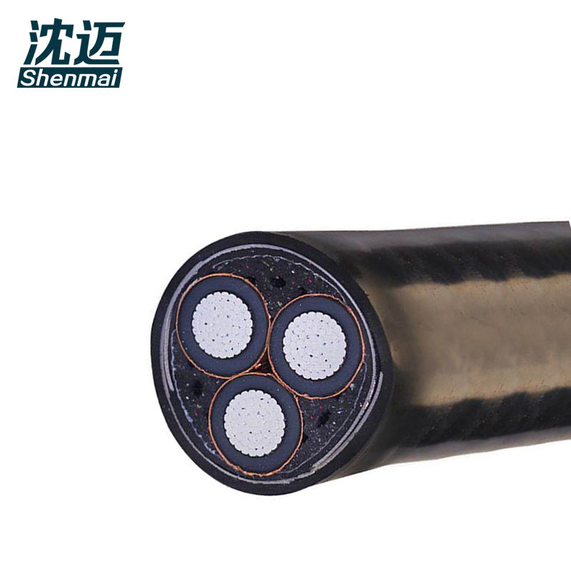 沈迈 铝芯铠装电缆 ZC-YJLV22-10-1-3*150平方毫米 /米高清大图