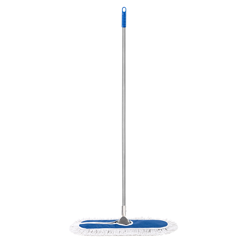 齐心 L251 大号不锈钢杆尘推 60cm 蓝 蓝色