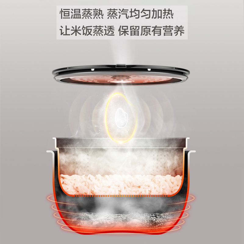 美的 MB-40LS02电饭煲养生家用4l多功能家用智能全自动电饭锅大容量