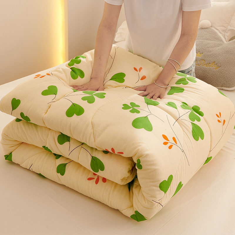 新疆棉花被子冬被加厚保暖宿舍单人学生被芯纯棉小皇冠棉被视频