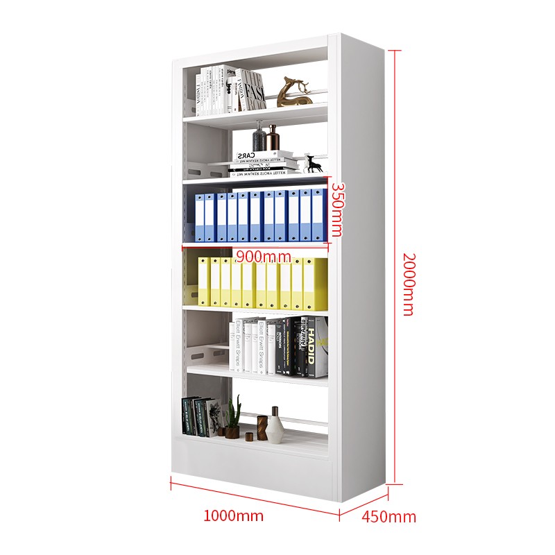 鑫虎威 钢制书柜双面书架置物架高清大图