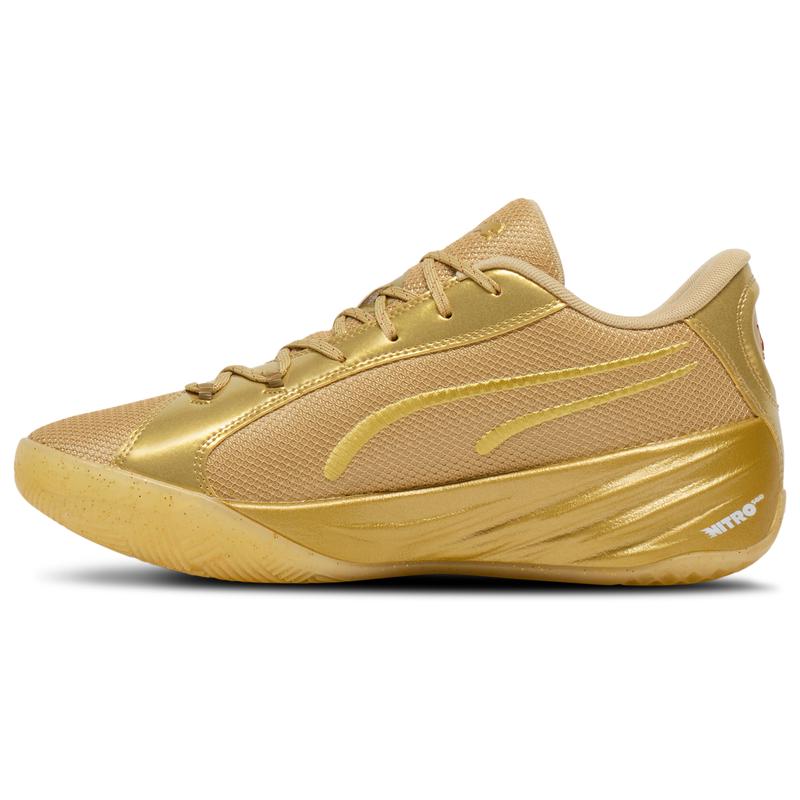彪马(Puma)篮球实战鞋男款缓震回弹耐磨防滑专业运动场PU皮高帮球高清大图