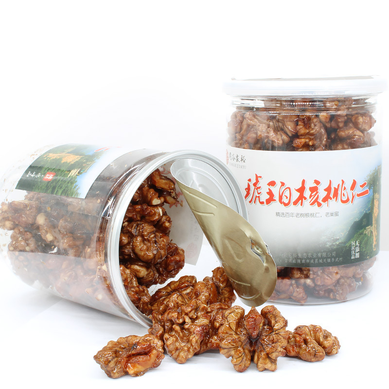 同谷家裕 琥珀核桃仁250g/罐 成县老树核桃仁 特产坚果 干果炒货