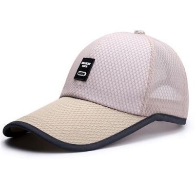 帽子男新款夏天鸭舌帽户外防晒遮阳帽透气凉太阳帽钓鱼网帽棒球帽