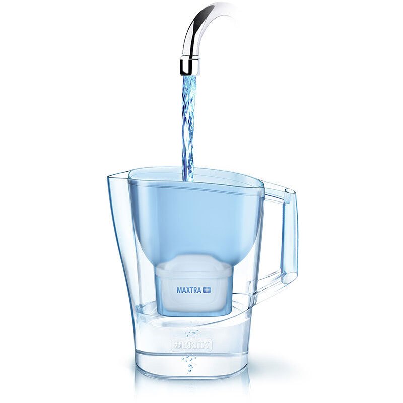 碧然德(BRITA)摩登Aluna系列(蓝色) 1壶1芯 过滤净水器家用办公户外多用式滤水壶净水壶 蓝色
