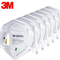 3M 9002V折叠式头戴式带阀防尘口罩 9002V(10盒/箱)