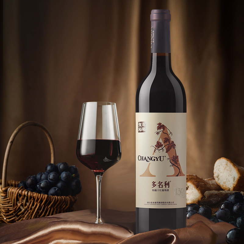张裕多名利特酿赤霞珠干红葡萄酒圆筒整箱6支750ml高清大图
