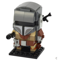 LEGO乐高玩具方头仔系列星球大战IP 曼达洛人与尤达宝宝75317[2021年末即将绝版]