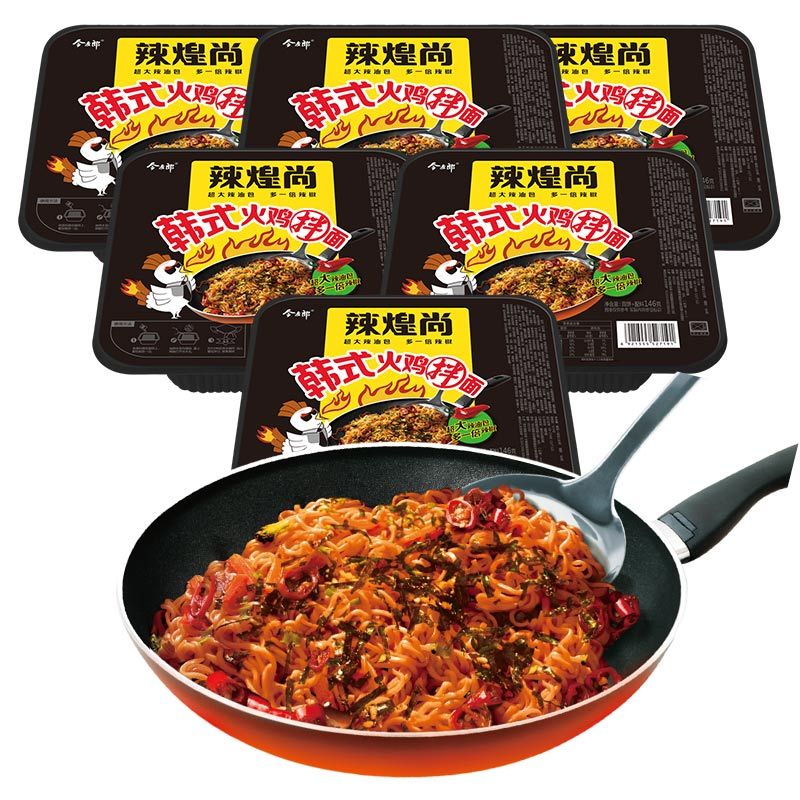 今麦郎 辣煌尚韩式火鸡拌面6盒 146g*6