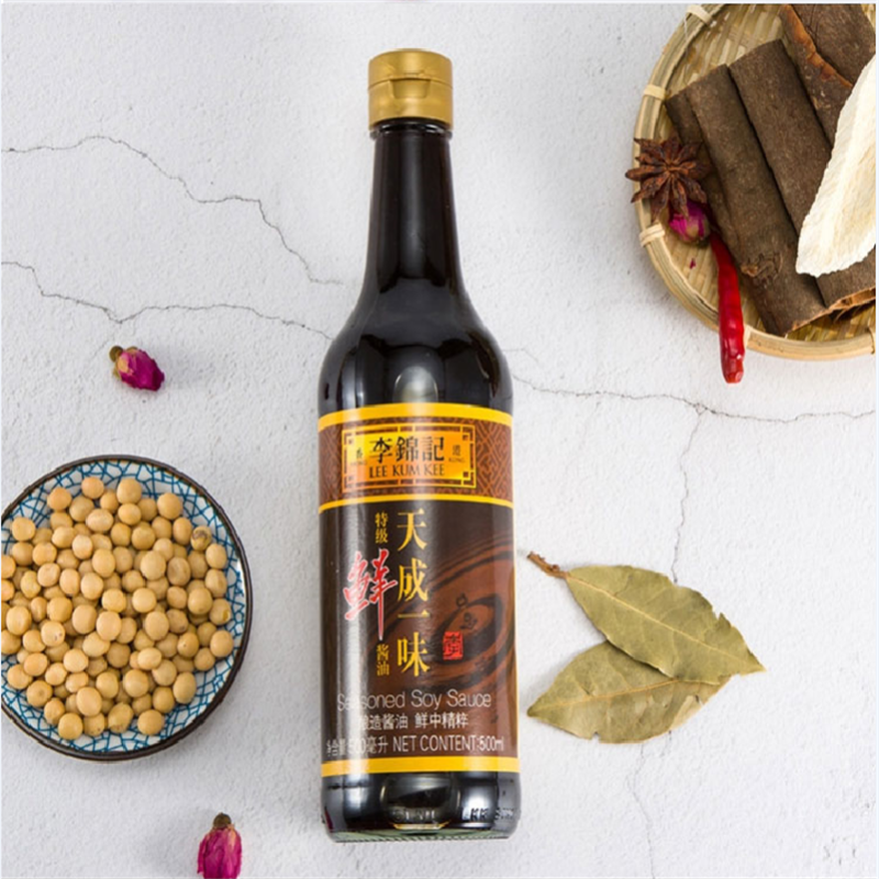 李锦记 调味料组合B(特级鲜酱油500ml+蚝油510G+豉油410ml+老抽500ml+特级头抽500ml)