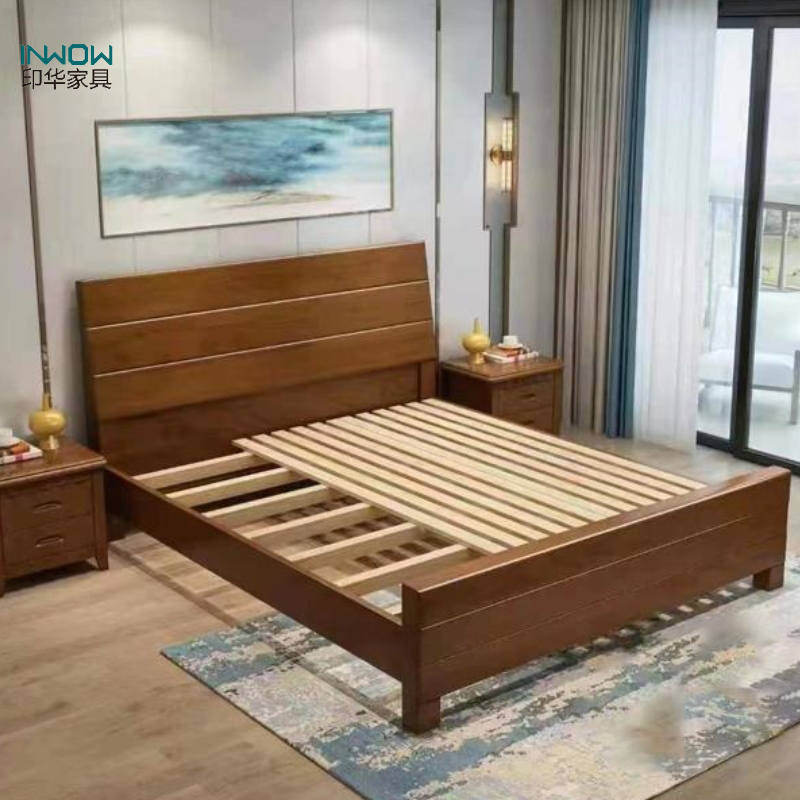 印华(YINHUA)单人床 实木床 (1200*2000)(张)高清大图