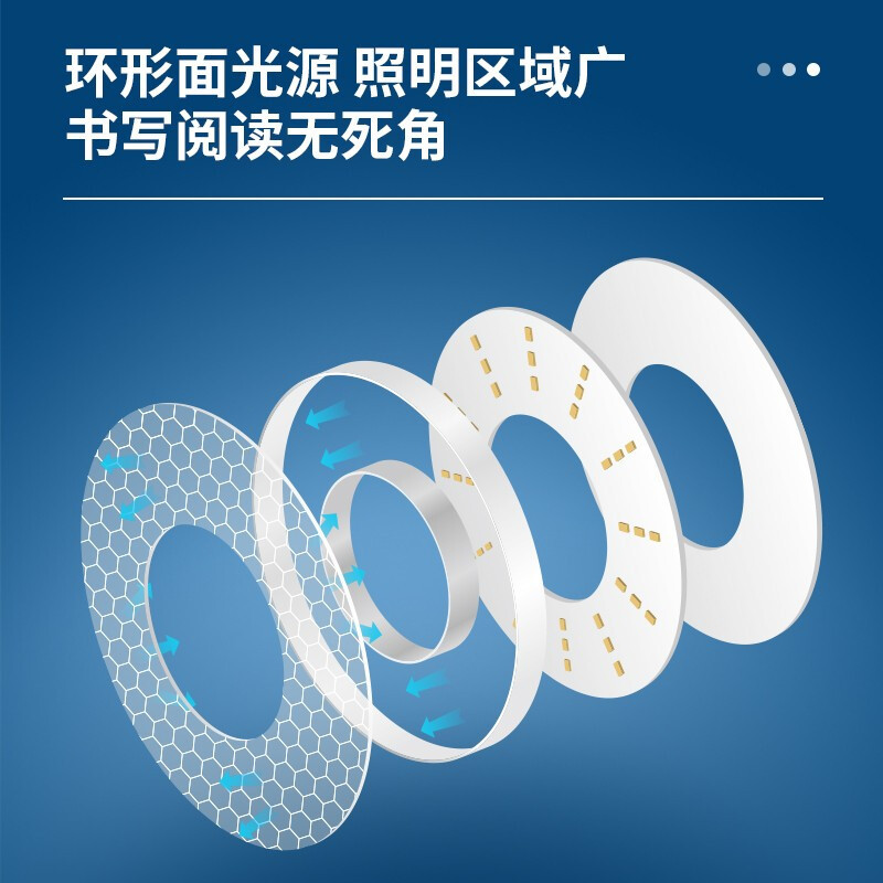 得力4305_LED台灯(白)(1台)