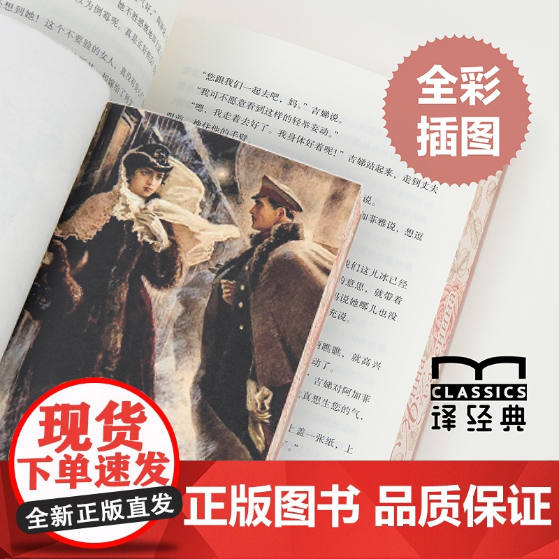 [特装]安娜·卡列尼娜(上下)译经典系列 文学泰斗列夫·托尔斯泰巅峰巨著俄苏文学翻译名家草婴经典译本俄罗斯近代长篇小说高清大图