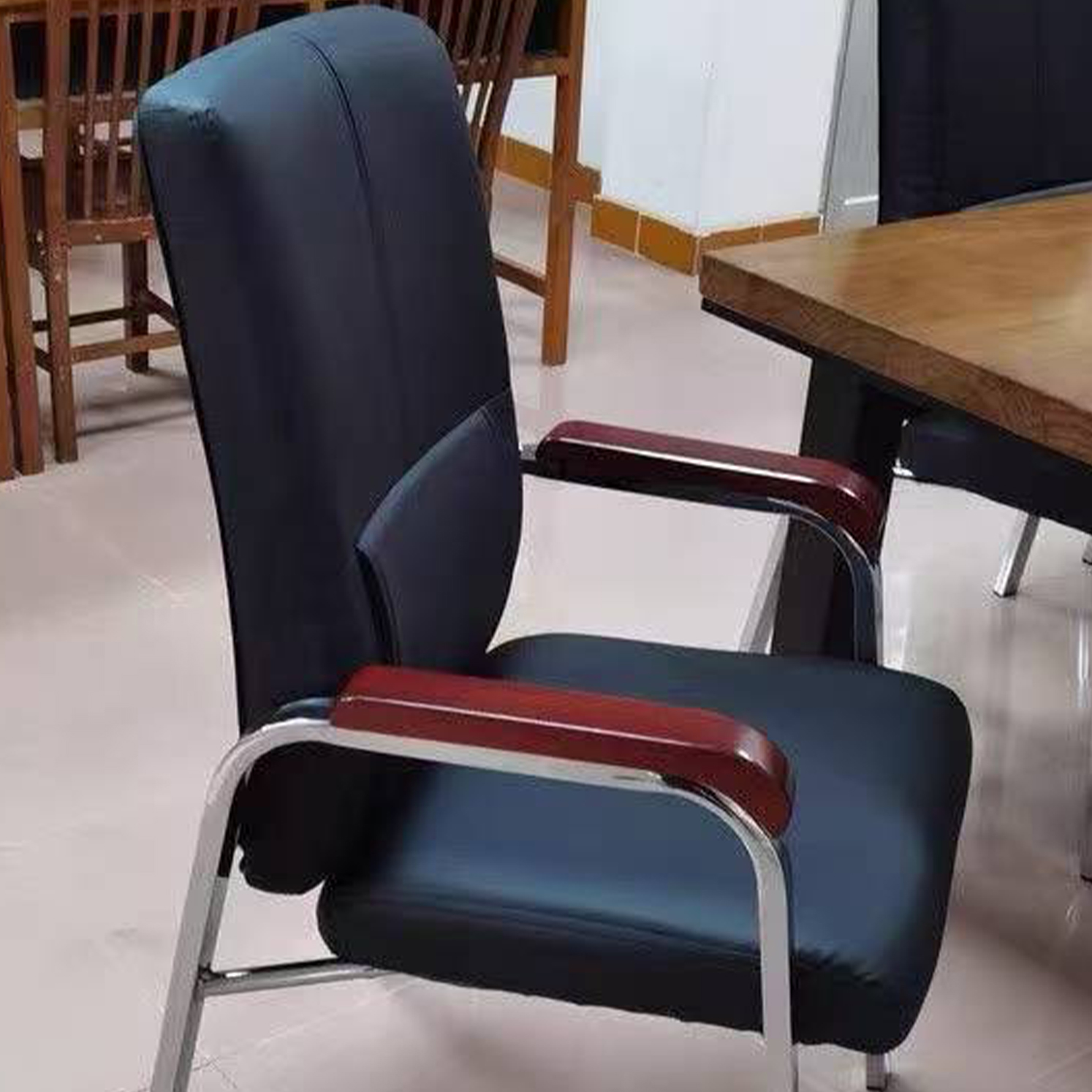 财巢 麻将椅 黑色 /把高清大图