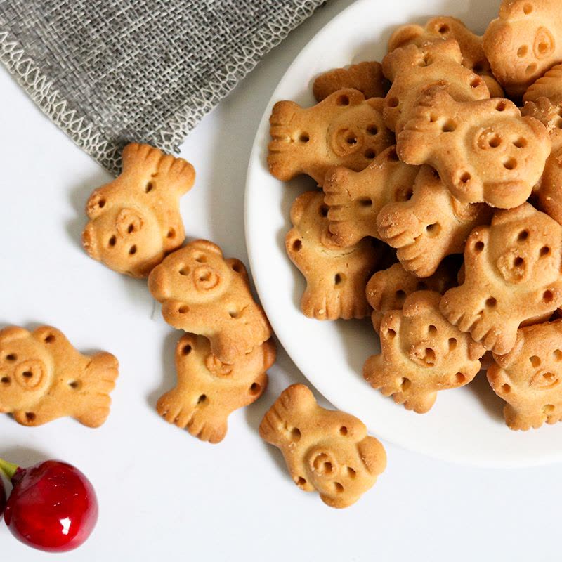 达利园 好吃点饼干可爱熊字饼690g(115gx6包) 休闲零食大礼包网红食品小吃图片