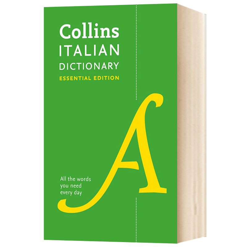 意英双语词典字典 [正版]华研原版 柯林斯意大利语词典 英文原版 Collins Italian Essential D高清大图