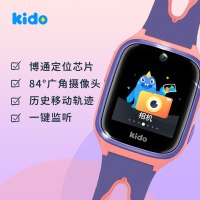 360Kido儿童电话手表K3S全网通视频通话儿童QQ小度字典GPS定位游泳防水超长续航零钱支付运动计步WiFi连接天才学生礼物女孩 黛紫色