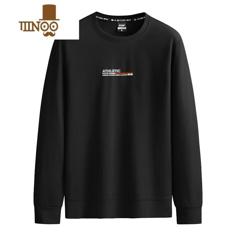 YANXU新款长袖大码宽松卫衣男加肥加大秋季打底T恤200斤肥佬潮胖衣