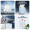 海尔(Haier) 200L低霜节能冷柜 一键速冻 直达-30℃ 150h断电保护BC/BD-200GHW9D