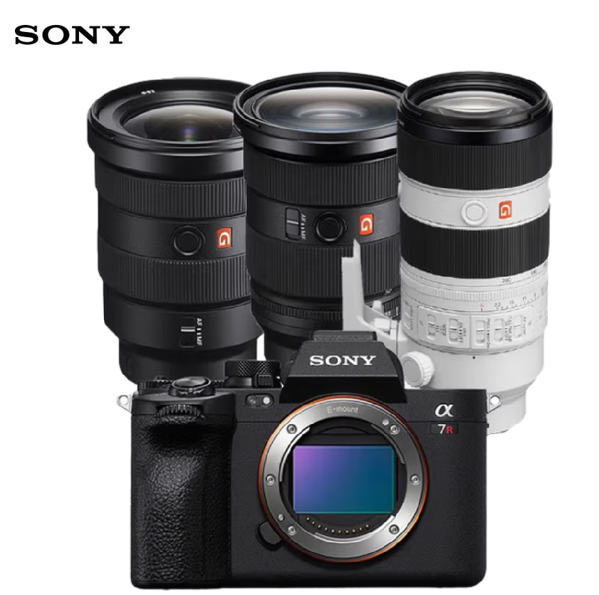 索尼(SONY)A7R5全画幅微单数码相机Alpha 7R V加索尼大三元三只GM大师镜头套装 标配