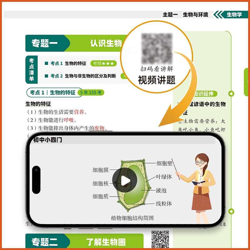 [单本]秒查速记初中小四门 初中通用 [正版]秒查速记初中小四门 快速提分生物地理历史道法7-9年级全国适用书天天向上初高清大图