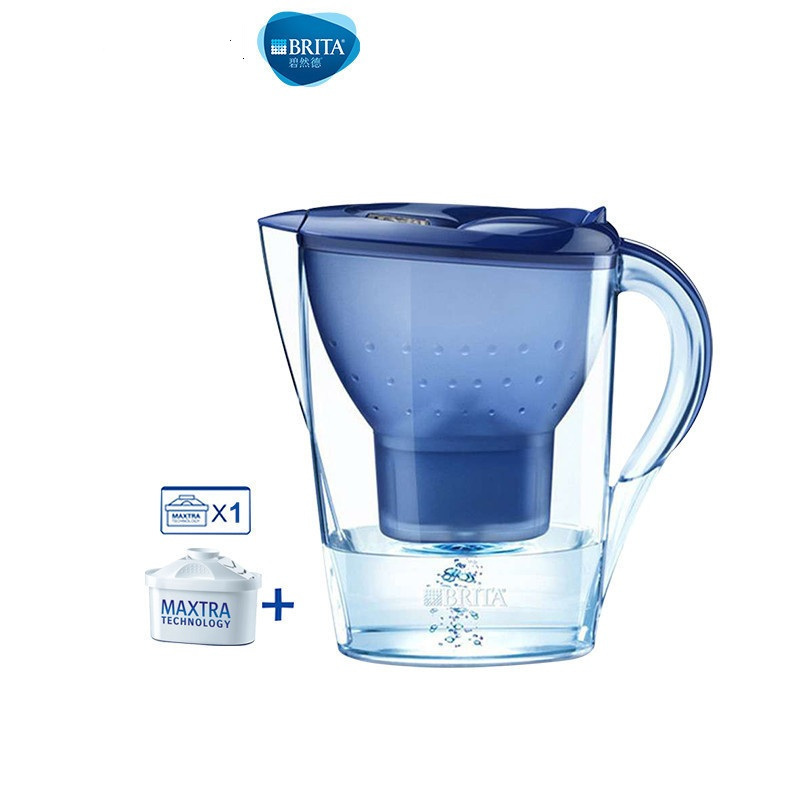碧然德(Brita)蓝色金典3.5升+P6 滤水壶 一壶七芯组合(单位:组)