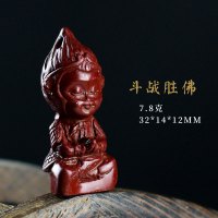 朱砂配件吊坠齐天大圣悟空如意金箍棒美猴王悟空男士项链挂件 悟空32*14*12MM7.8克