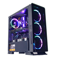 LGJ AMD 锐龙 R7 2700八核心 RTX2060 6G独显256G M.2固态 一体式水冷散热 台式电脑 台式组装电脑 游戏主机 台式主机