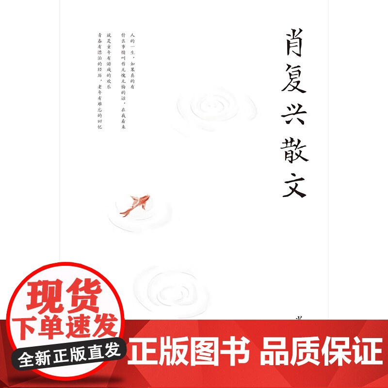 肖复兴散文 肖复兴著 收录花边饺和拥你入睡中小学语文阅读篇目 手绘插图 现当代文学散文精选集名家作品 978755963高清大图