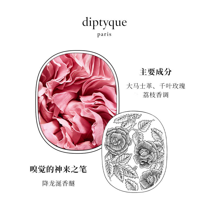 Diptyque蒂普提克玫瑰淡香水50ml