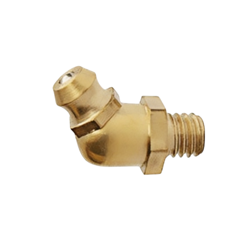 智铮朗月 铜黄油嘴45度M10*1个高清大图