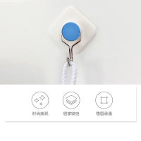 茶花 2910 方形五金强力粘钩 一组2只装