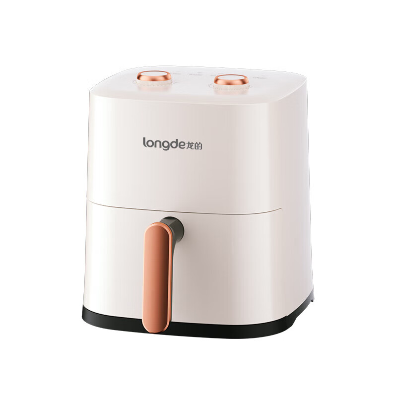 龙的(longde) LD-KL5589 空气炸锅 家用智能不沾易清洗 360度热风循环准确控温无油煎炸薯条机双旋钮操作