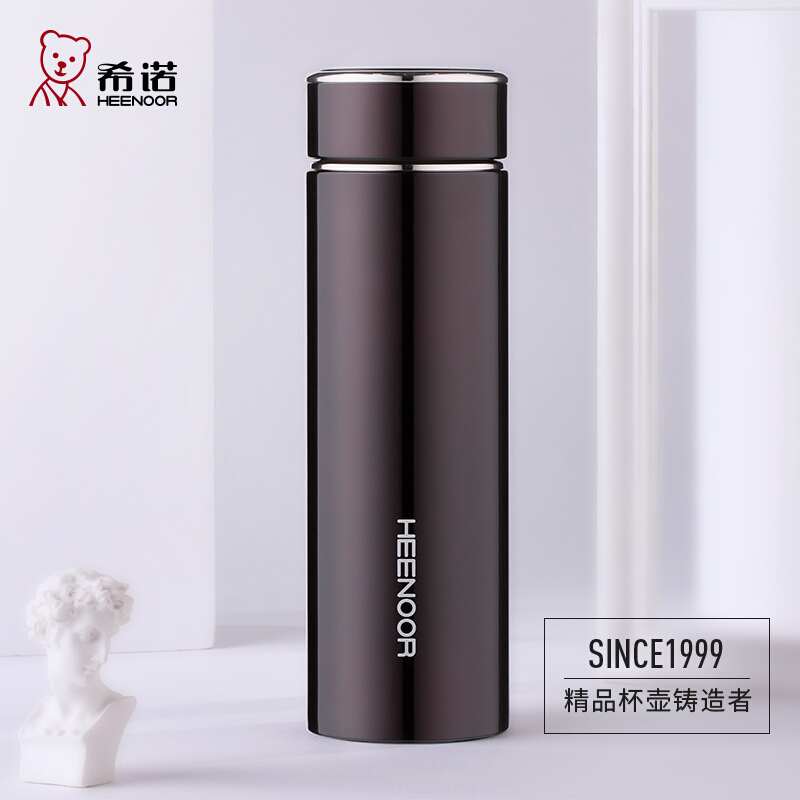 希诺(HEENOOR)XN-3035保温杯304不锈钢真空便携水杯440ml