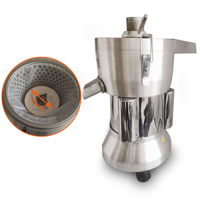 商用不锈钢漏斗渣浆自分离纯铜芯电机石磨磨浆机豆浆机220v