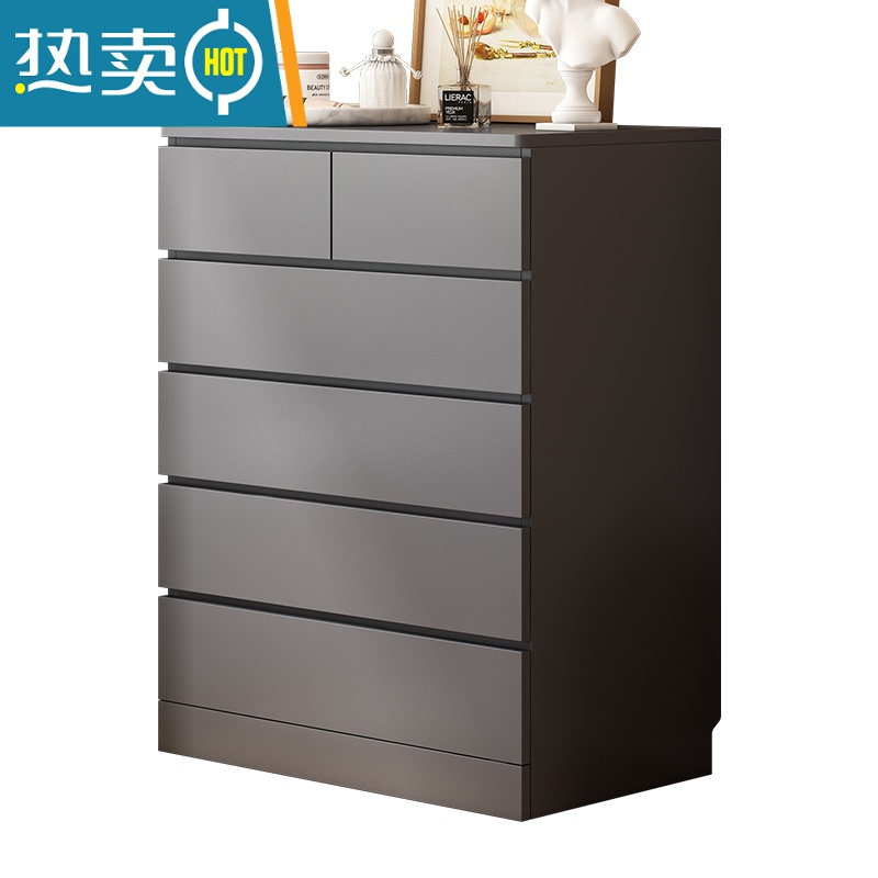 敬平五斗柜意式斗橱客厅美式仿实木收纳柜子储物柜轻奢卧室斗柜抽屉柜高清大图