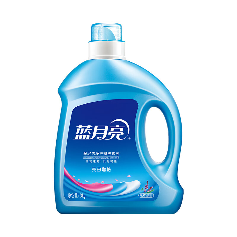 蓝月亮 亮白机洗手洗洗衣液套装3kg+袋1kg*2+手洗翻盖500g*2高清大图