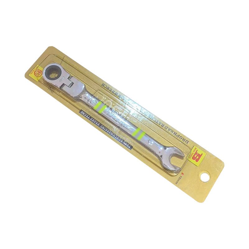 波斯(BOSI) 荧光系列活动头棘轮两用扳手 10mm 把高清大图