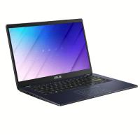 华硕 顽石E410MA 2021款(四核N4120 8G内存 256GB固态 耀夜黑 支持智能数字触控键)14.0英寸轻薄本商务办公本学生本笔记本电脑定制版