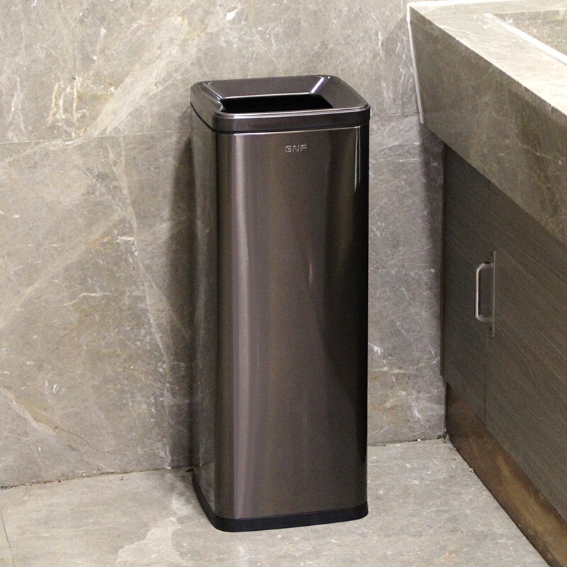 办公环境/卫生间大垃圾桶 黑色30L